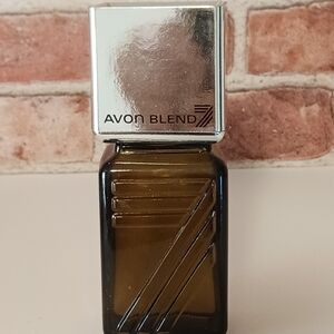 Avon Blend Brown Bottle with Silver Cap